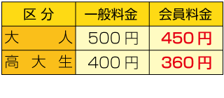 日本のあかり博物館割引金額表